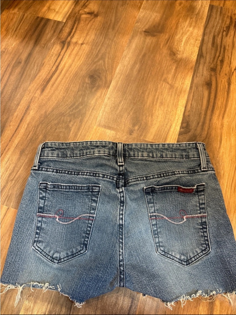 Aeropostale Women’s Blue Denim Cutoff Shorts - Classic Casual